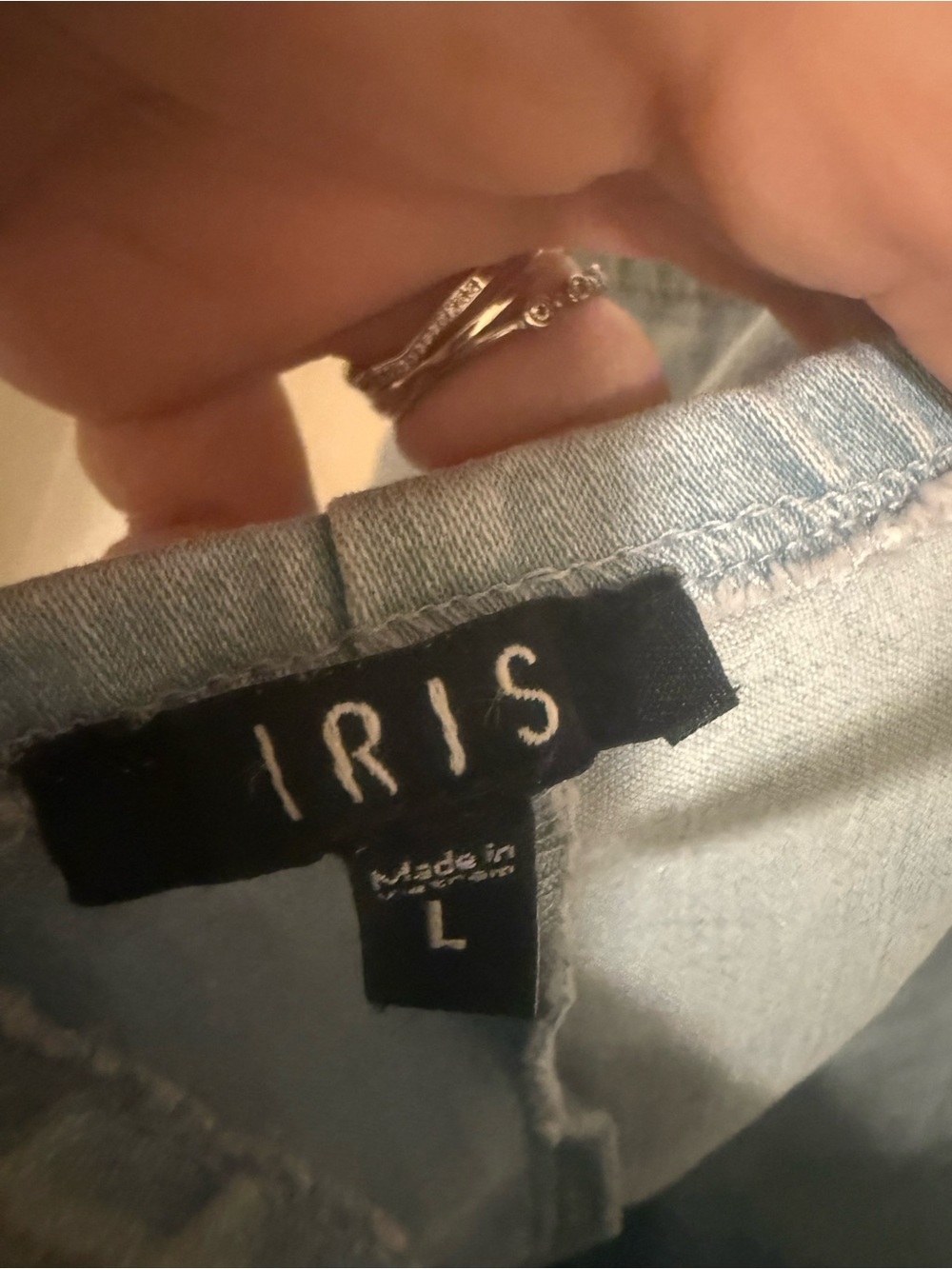 IRIS Women's Light Blue Classic Casual  ( stretchy) dress